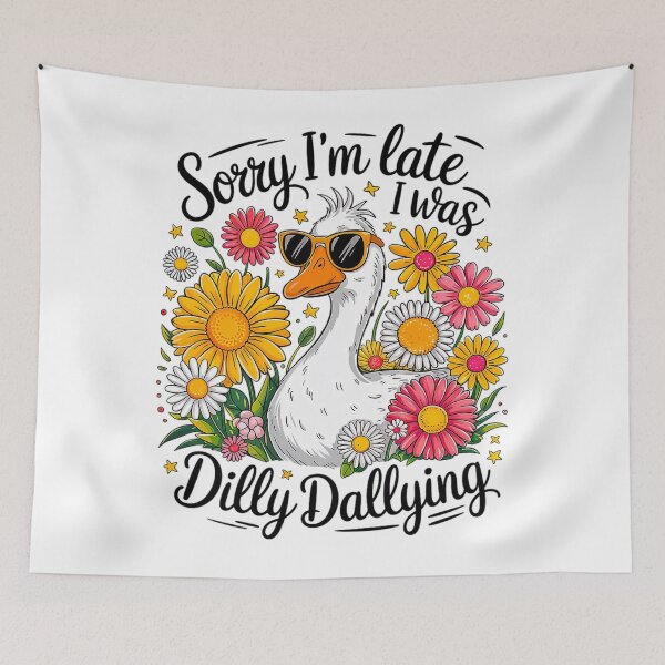Item preview, I'm Dilly Funny Saying Vintage Retro Dallying Late Sorry Was I Classic designed and sold by PEDDAKAPRADEEP.