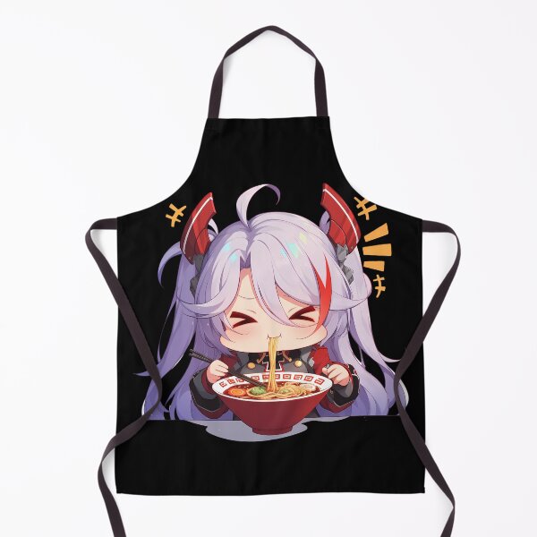 Item preview, Prinz Eugen Eating Ramen Azur Lane Anime Kawaii Chibi Delight designed and sold by Raslbazola.