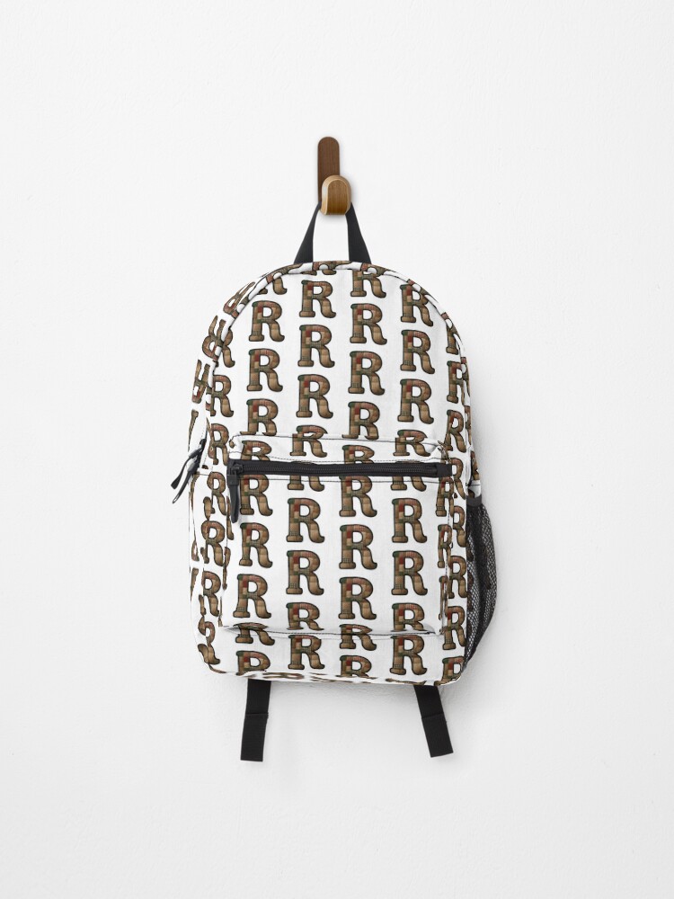 Thumbnail 1 of 3, Backpack, Patched R designed and sold by CharmStudio.