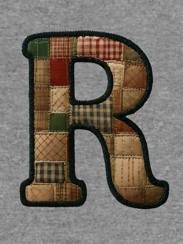 Thumbnail 6 von 6, Leichter Pullover, Gepatchtes R designt und verkauft von CharmStudio.