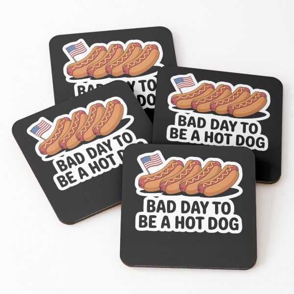 Item preview, Bad Day To Be A Hot Dog - Hot Dog Lover Fast Food Wiener designed and sold by TrinaEspinoza.