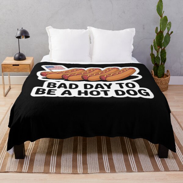 Item preview, Bad Day To Be A Hot Dog - Hot Dog Lover Fast Food Wiener designed and sold by TrinaEspinoza.