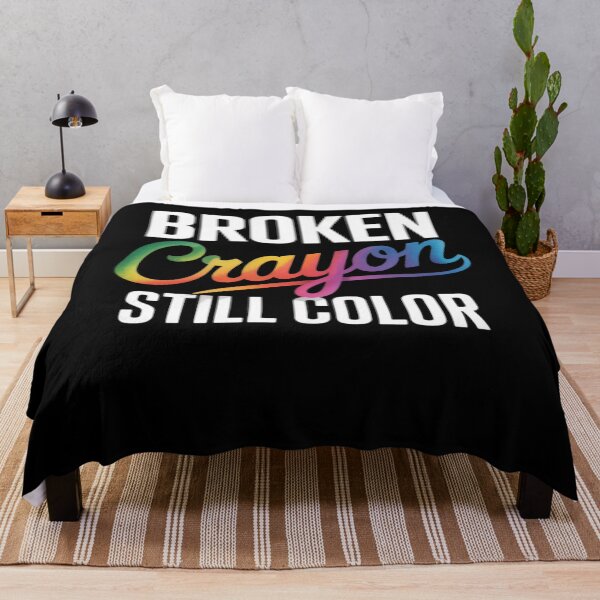 Item preview, Broken Crayons Still Color Mental Health Awareness Fight designed and sold by TrinaEspinoza.