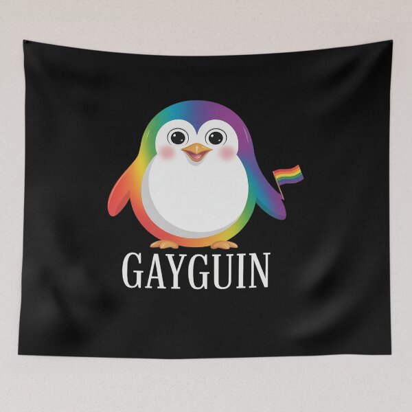 Item preview, Gay Penguin Rainbow Pride Flag LGBTQ Cool LGBT Ally designed and sold by marcusry.
