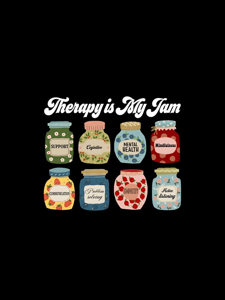 Thumbnail 4 of 4, iPhone Case, Therapy is My Jam designed and sold by RoderickStout.