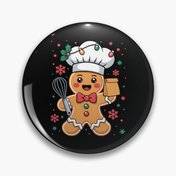 Item preview, Gingerbread Man Chef Bake Cookies Funny Baker Christmas designed and sold by KarimSoCute.