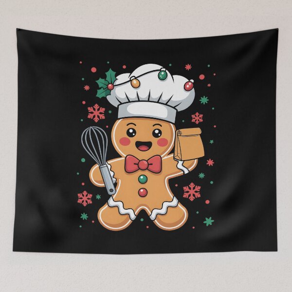 Item preview, Gingerbread Man Chef Bake Cookies Funny Baker Christmas designed and sold by KarimSoCute.