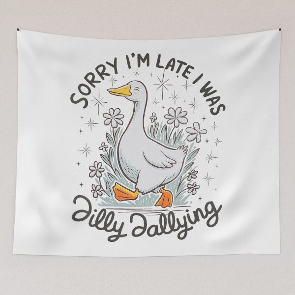 Item preview, Late Dallying Vintage Sorry Saying Retro I Dilly Was Funny Classic I'm designed and sold by PEDDAKAPRADEEP.