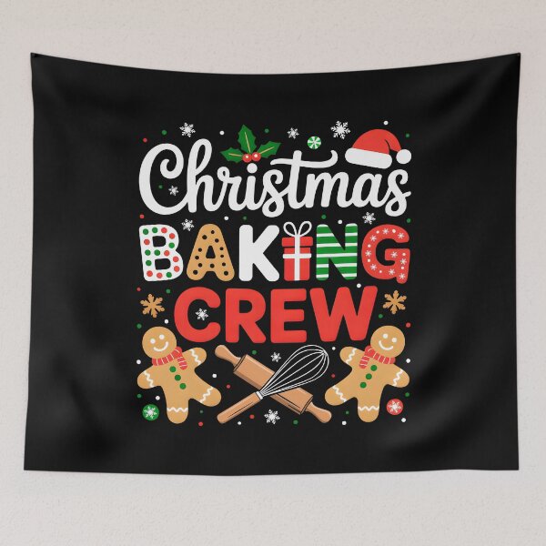 Item preview, Funny Christmas Baking Crew Christmas Cookie designed and sold by KarimSoCute.