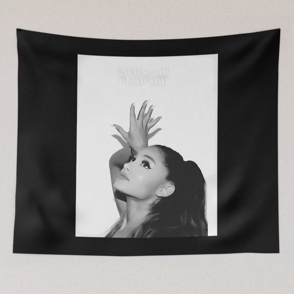 Item preview,  Excuse Me Ily Ariana Grande Bnw Poster designed and sold by ProbiFile.