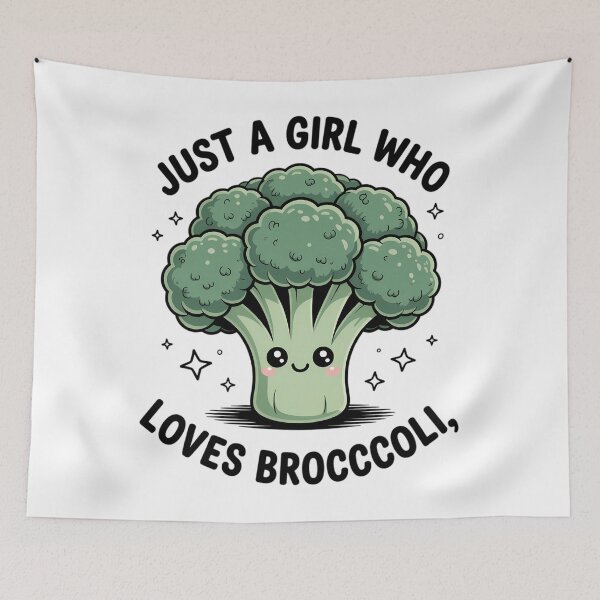 Item preview, Just A Girl Who Loves Broccoli Broccoli Lovers designed and sold by Moon-Ape.