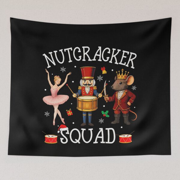 Item preview, Holiday Christmas Squad Vintage Fmaily Retro Nutcracker Classic designed and sold by StacyBattleArt.