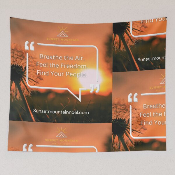 Item preview, Breathe The Air Feel The Freedom Find Your People designed and sold by Sunset Mountain.
