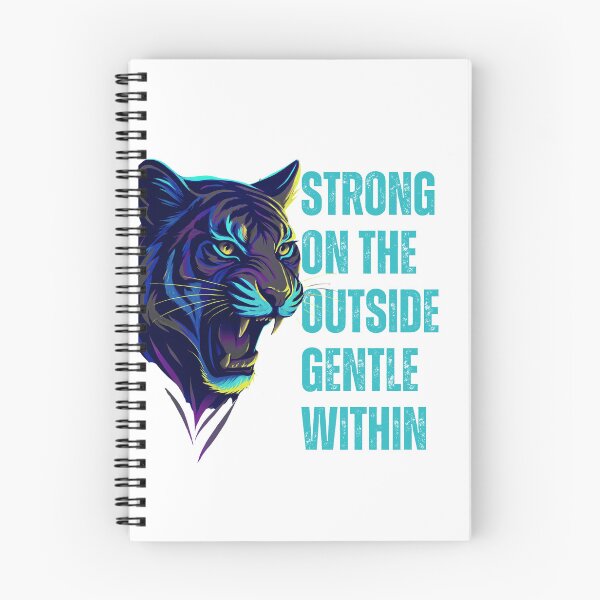 Item preview, Strong on the Outside, Gentle Within - Motivational Cougar designed and sold by Artinkcreative.