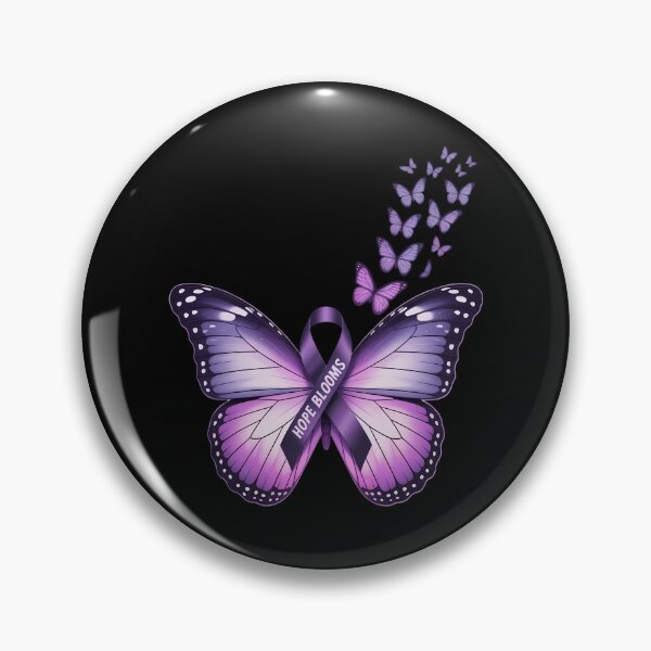 Item preview, Epilepsy Awareness Epilepsy Purple Butterflies designed and sold by TrinaEspinoza.