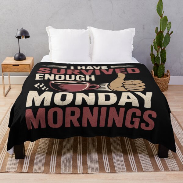 Item preview, I Survived Monday Mornings Retirement Coffee designed and sold by JenniferRudol.
