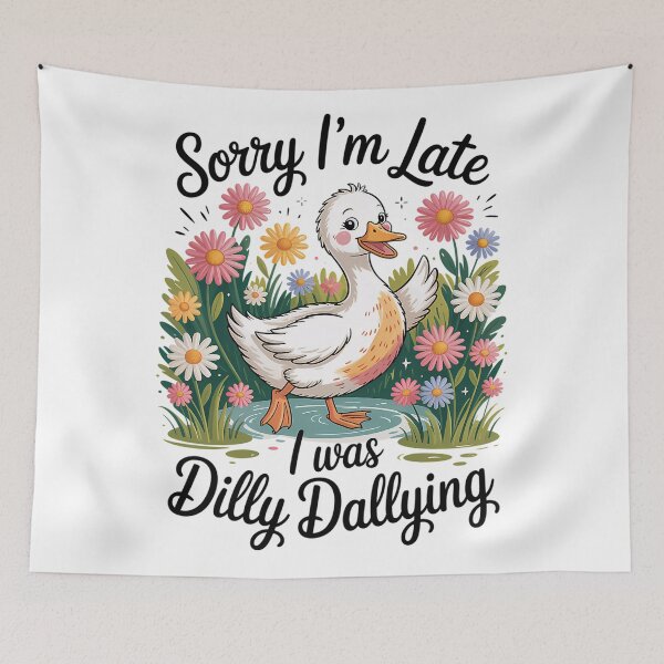 Item preview, I Dallying I'm Classic Was Dilly Saying Late Retro Vintage Sorry Funny designed and sold by PEDDAKAPRADEEP.