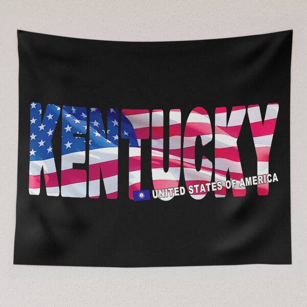 Item preview, KENTUCKY United States of America - Sticker Tee Shirt designed and sold by Adam Gormley.