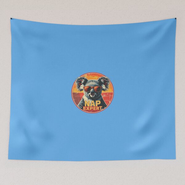 Item preview, Nap Expert Koala Retro Sunset Funny Lazy Australian Marsupial Bear designed and sold by AOG-DESIGNS.