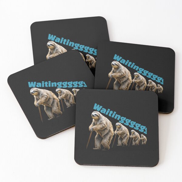 Item preview, Elder Sloth Waiting In A Queue. designed and sold by JenniferRudol.