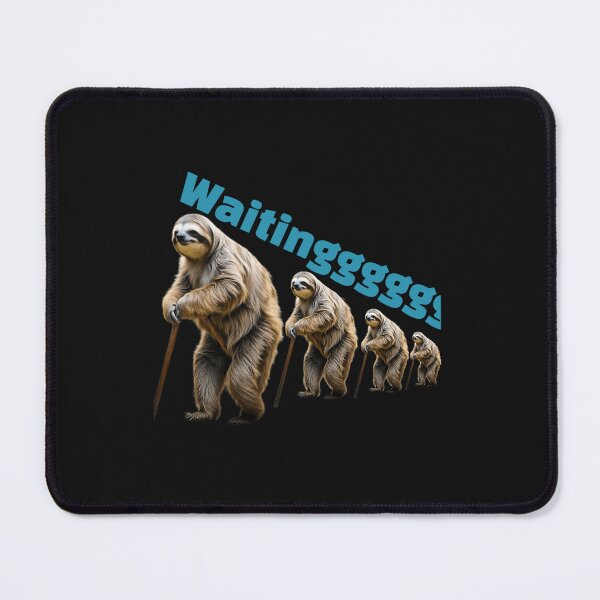 Item preview, Elder Sloth Waiting In A Queue. designed and sold by JenniferRudol.
