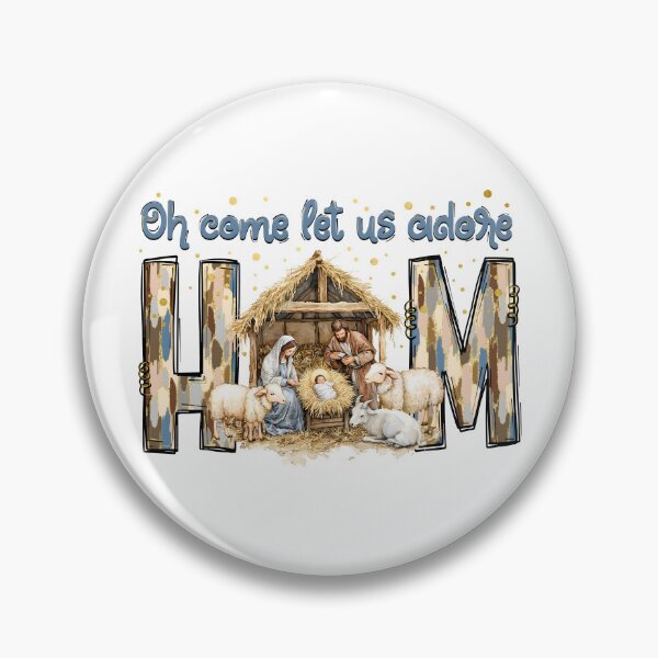 Item preview, Oh Come Let Us Adore Him Hand Drawn designed and sold by JamesHogwart.
