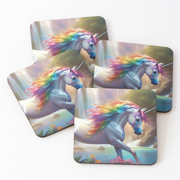 Item preview, Cascade of the Rainbow Unicorn designed and sold by afrancisCL.