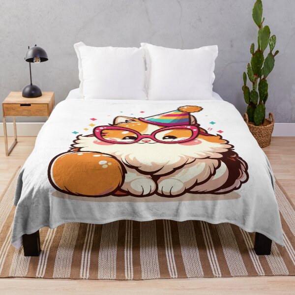 Item preview, Fluffy Birthday Cat designed and sold by Pixelmancy.