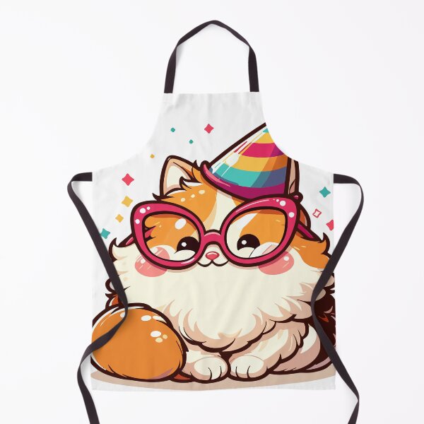 Item preview, Fluffy Birthday Cat designed and sold by Pixelmancy.