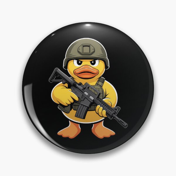 Item preview, Duck Tactical Rubber Duck Military Yellow Duck designed and sold by TyraYoung.