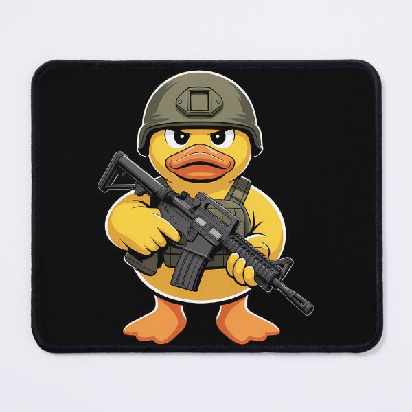 Item preview, Duck Tactical Rubber Duck Military Yellow Duck designed and sold by TyraYoung.