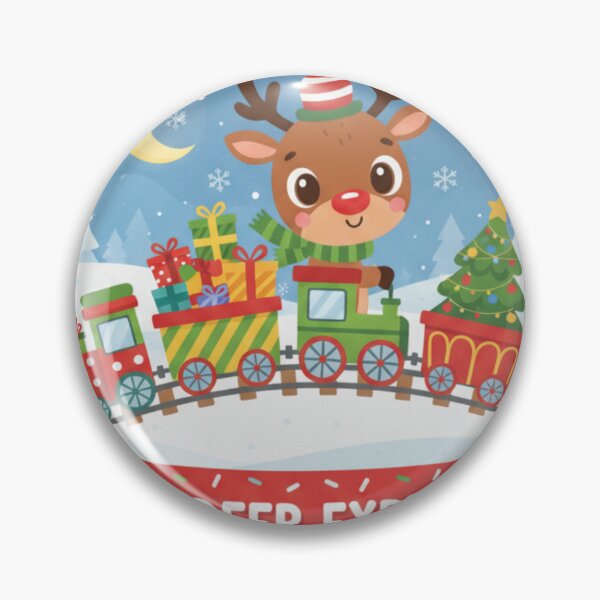 Item preview, All Aboard the Cheer Train. Reindeer Tracks & Treats. designed and sold by ZyVoAli.