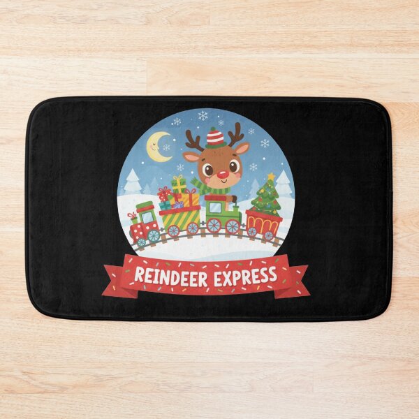 Item preview, All Aboard the Cheer Train. Reindeer Tracks & Treats. designed and sold by ZyVoAli.