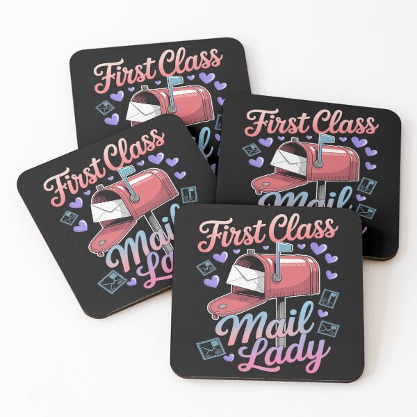 Item preview, First Class Mail Lady Female Post Office Postal Worker designed and sold by tabdejinti.