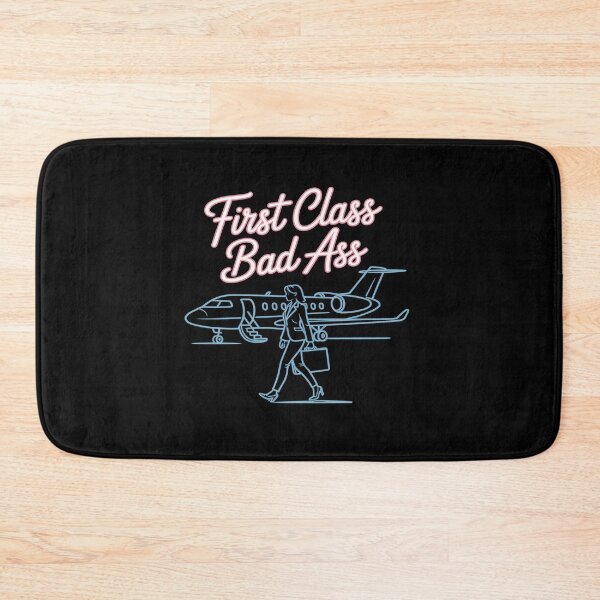 Item preview, First Class Bad Ass Neon Feminist Travel designed and sold by tabdejinti.