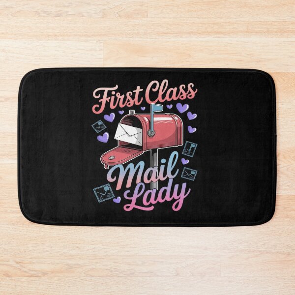 Item preview, First Class Mail Lady Female Post Office Postal Worker designed and sold by tabdejinti.