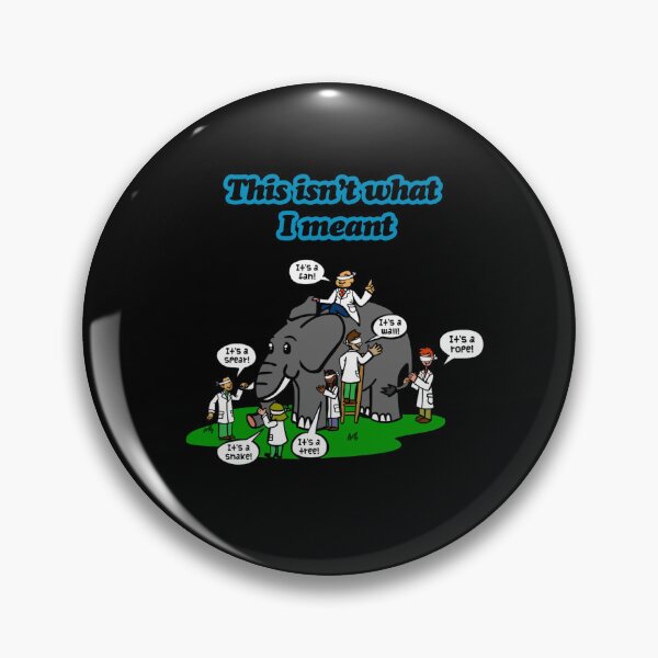 Item preview, "This isn’t what I meant" Perspective Matters: Blindfold design. designed and sold by TR_fairydesigns.