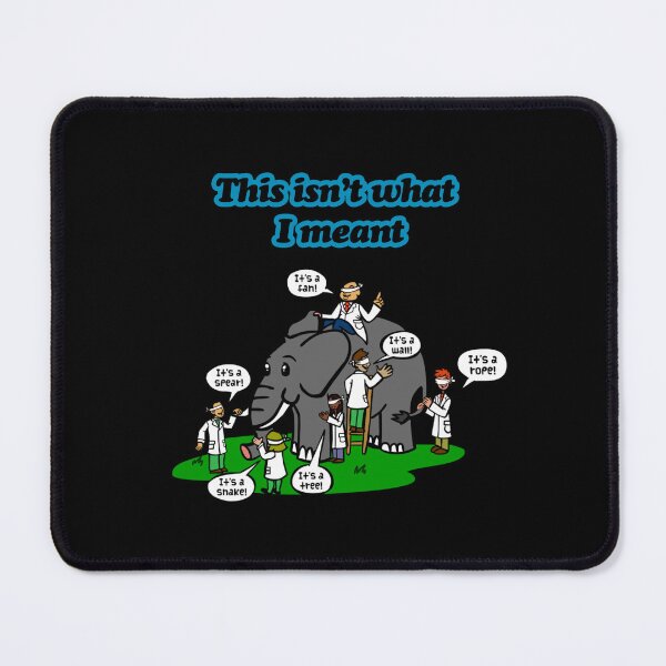 Item preview, "This isn’t what I meant" Perspective Matters: Blindfold design. designed and sold by TR_fairydesigns.