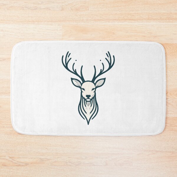 Item preview, Minimal Deer Head Logo designed and sold by Pixelmancy.