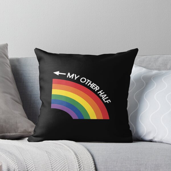Item preview, My Other Half Gay Couple Rainbow Pride Cool LGBT Ally designed and sold by VasilisLamArt.