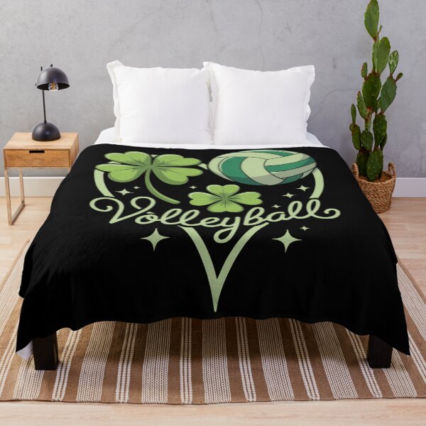 Item preview, Funny Volleyball Lover Shamrock Leaf Heart St Patrick's Day designed and sold by TyraYoung.