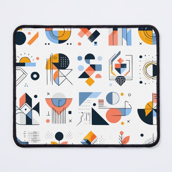 Item preview, Mid-Century Abstract Geometric Pattern Set designed and sold by Pixelmancy.