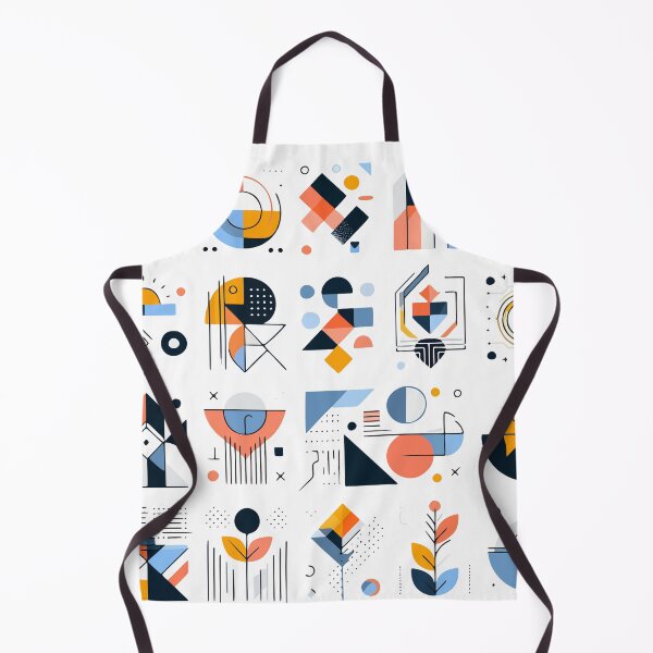 Item preview, Mid-Century Abstract Geometric Pattern Set designed and sold by Pixelmancy.