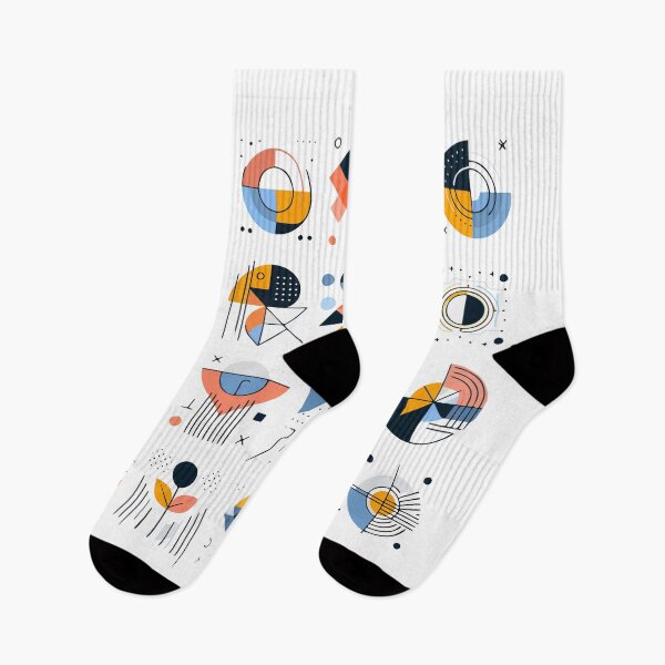 Item preview, Mid-Century Abstract Geometric Pattern Set designed and sold by Pixelmancy.