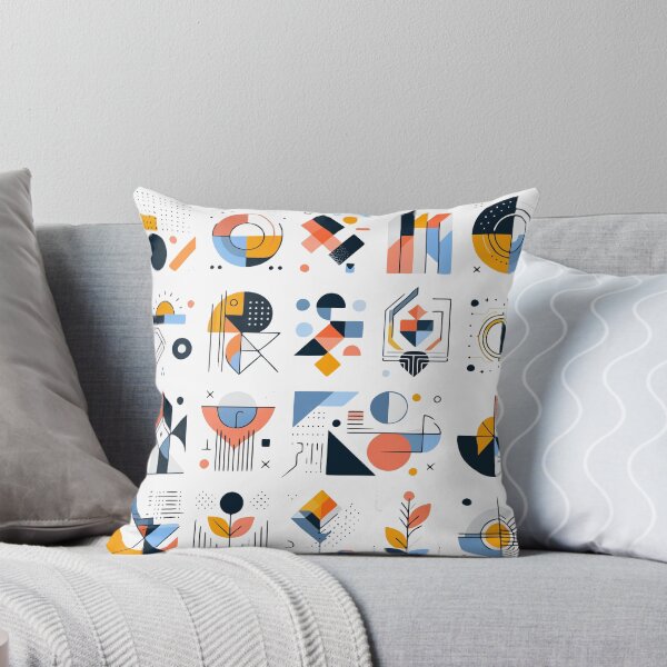 Item preview, Mid-Century Abstract Geometric Pattern Set designed and sold by Pixelmancy.