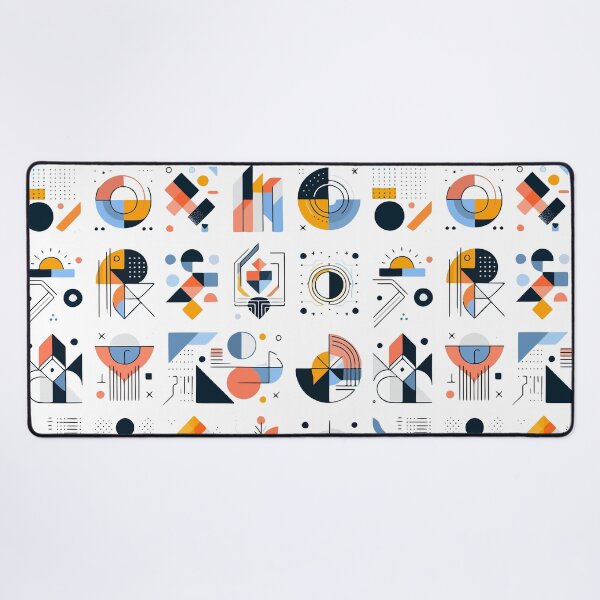 Item preview, Mid-Century Abstract Geometric Pattern Set designed and sold by Pixelmancy.