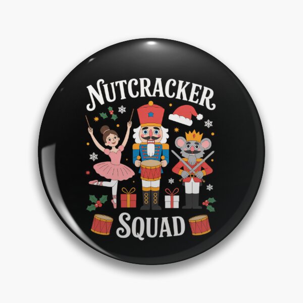 Item preview, Classic Holiday Christmas Vintage Nutcracker Fmaily Retro Squad designed and sold by StacyBattleArt.
