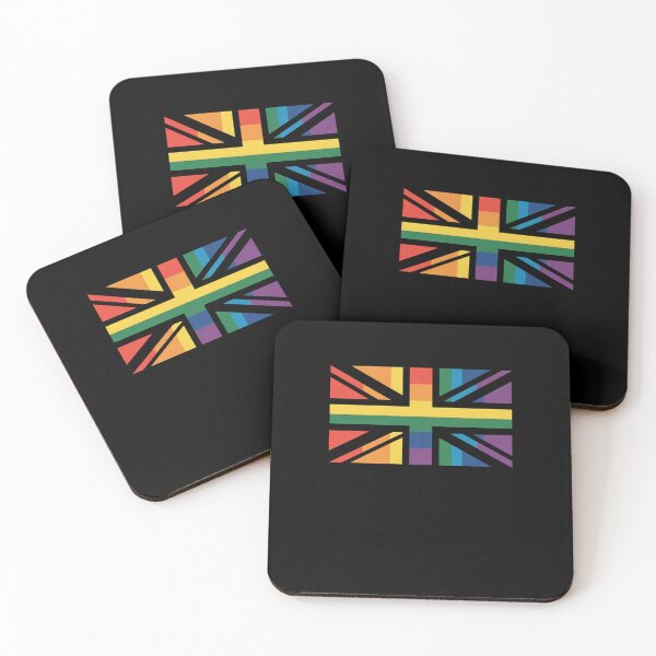 Item preview, LGBTQ Rainbow Flag of Britain - Gay Pride Union Jack England designed and sold by VasilisLamArt.