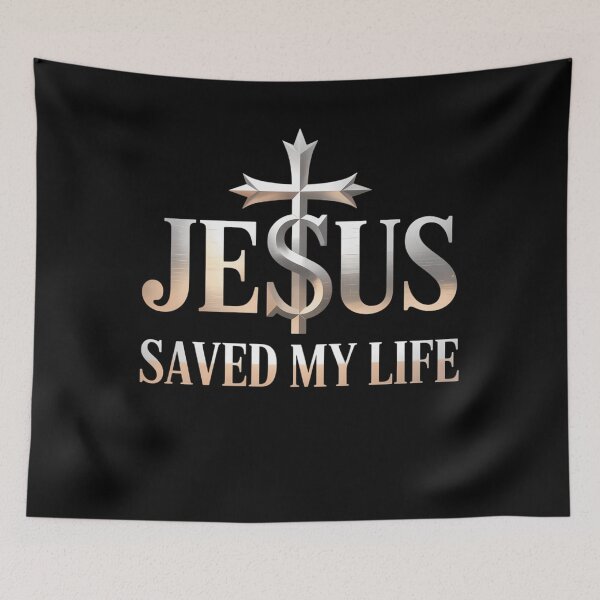 Item preview, Jesus Christ Saved My Life Gift For Women Men  designed and sold by TyraYoung.