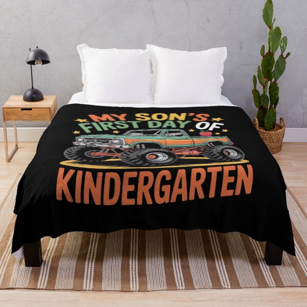 Item preview, First Day My Son's First Day Of Kindergarten Monster Truck designed and sold by tabdejinti.
